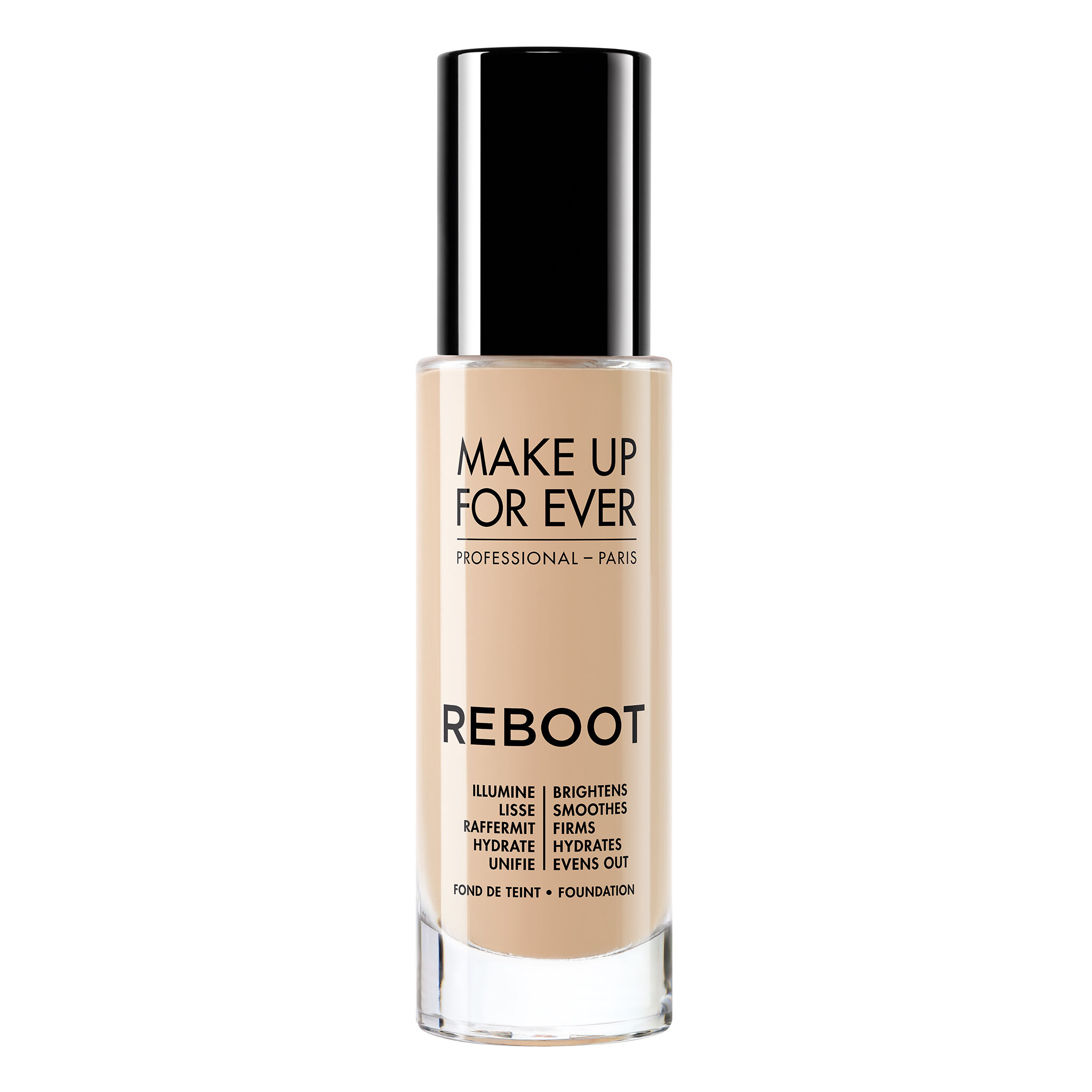 reboot best foundation and brush   فاونديشن ميك اب فور ايفر روبوت وفرشاة