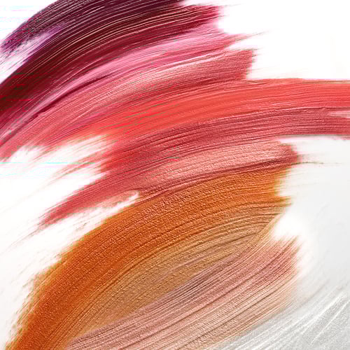 Shimmery or semi-matte look