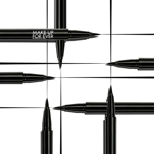 Shimmery or semi-matte look