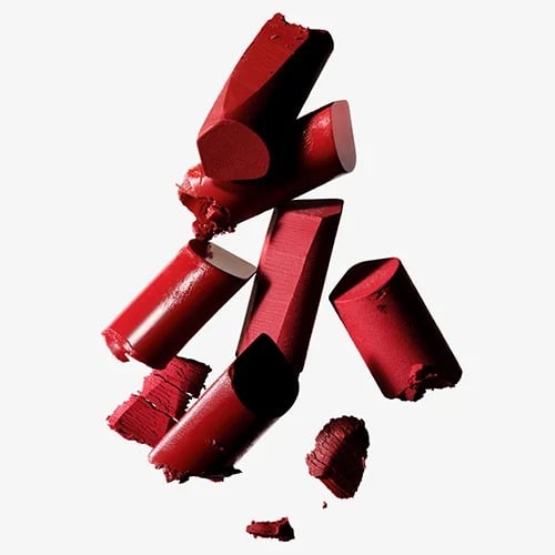 Shimmery or semi-matte look