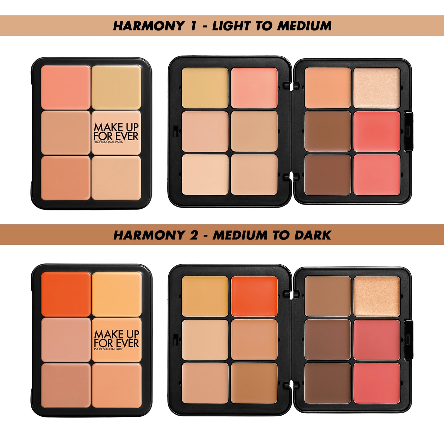 HD Skin Face Palette AllInOne Palette Make Up For Ever