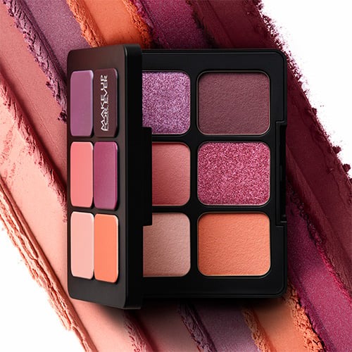 Shimmery or semi-matte look